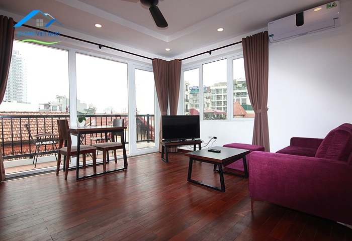 1 bedroom apartment for rent in To Ngoc Van street, nice balcony